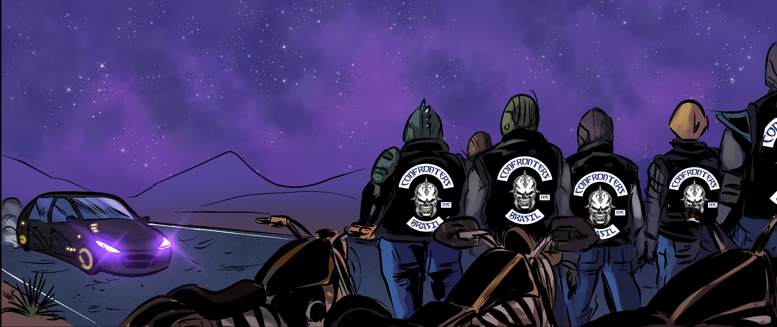 Artwork from the Radius universe