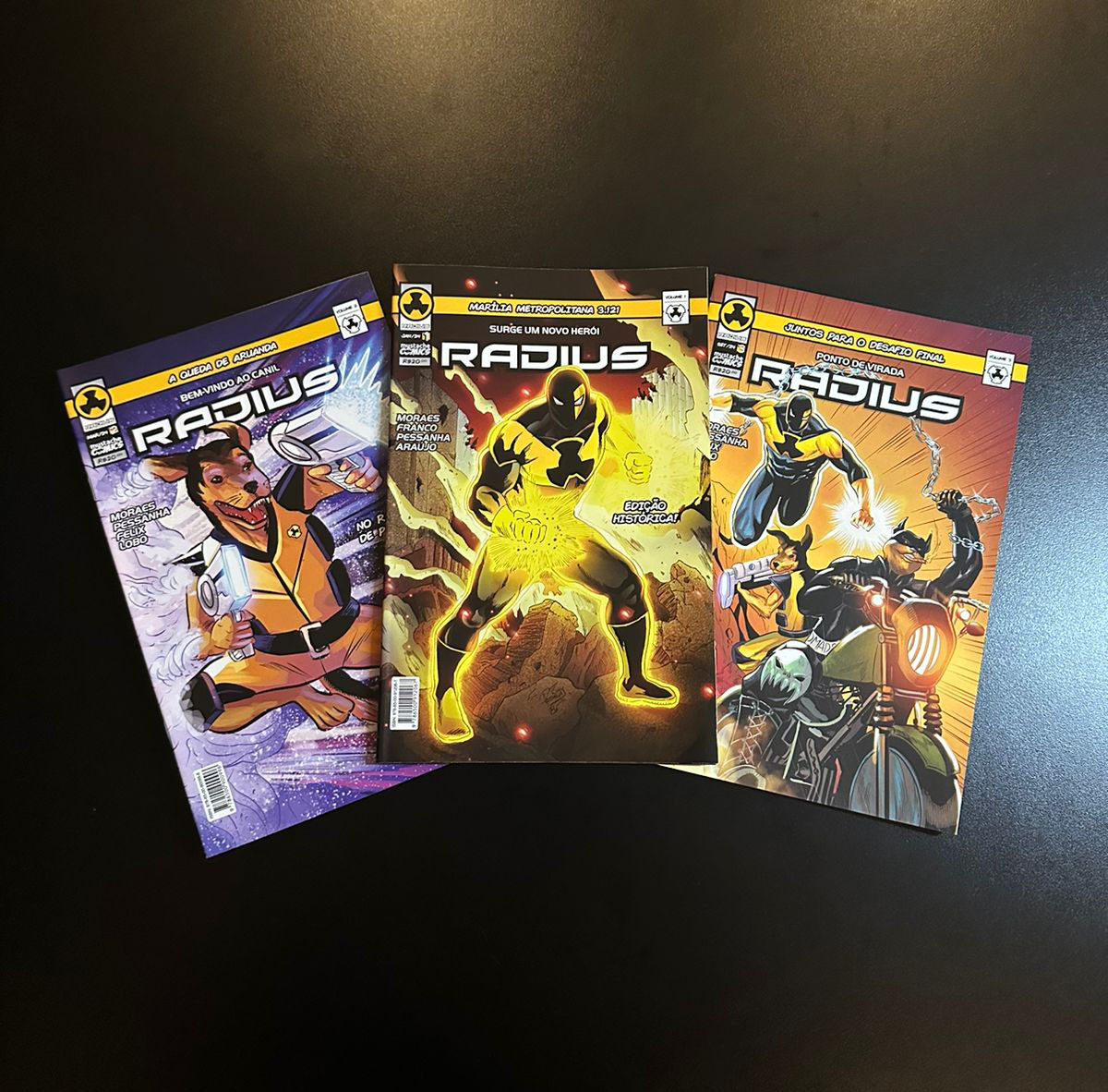 The three printed volumes of RADIUS